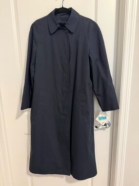 Newport Harbor NWT Navy Women's Lined Trench Coat